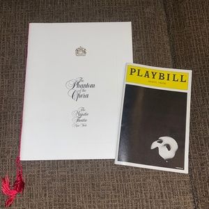 The Phantom of the Opera 1989 Playbill & Souvenir Book Majestic Theatre NY